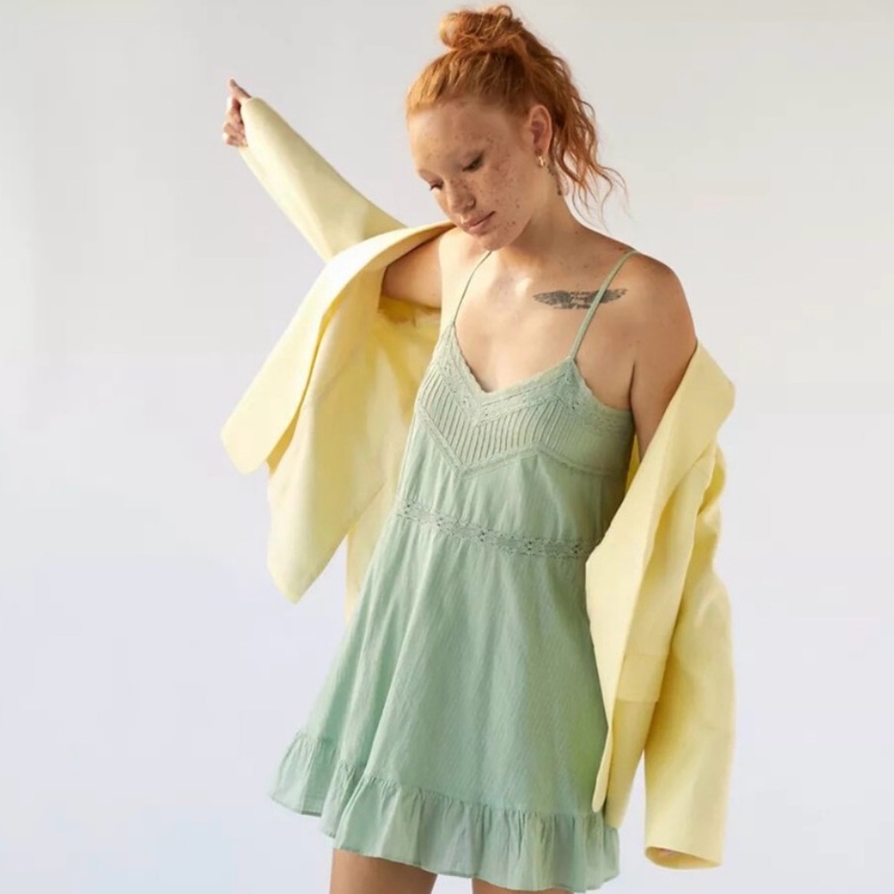 Roxy Mini Dress with Spaghetti Straps